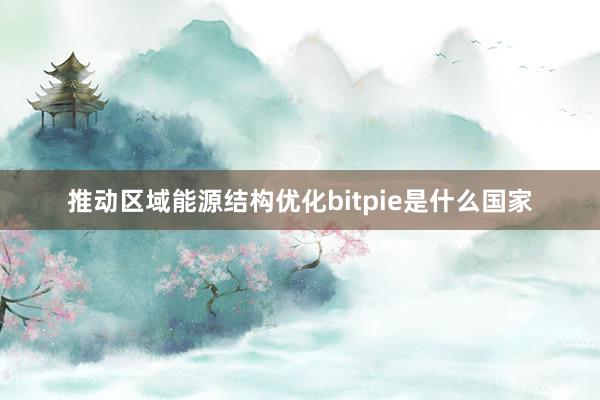 推动区域能源结构优化bitpie是什么国家