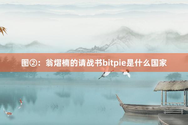 图②：翁熠楠的请战书bitpie是什么国家