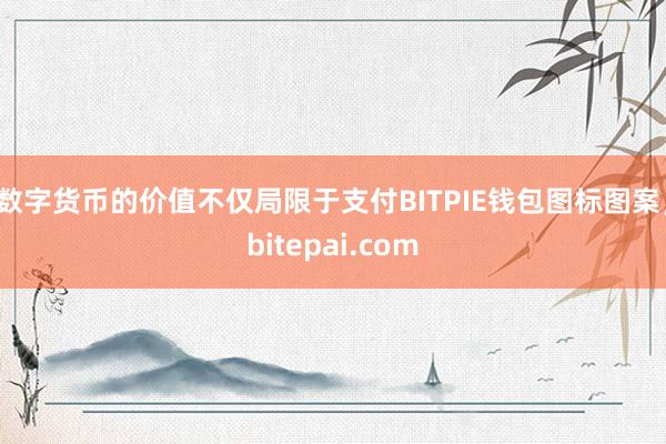 数字货币的价值不仅局限于支付BITPIE钱包图标图案，bitepai.com