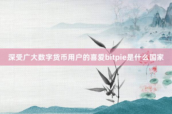 深受广大数字货币用户的喜爱bitpie是什么国家