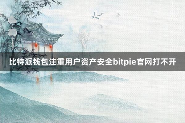 比特派钱包注重用户资产安全bitpie官网打不开