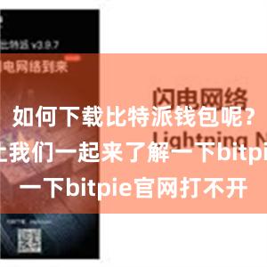 如何下载比特派钱包呢？下面就让我们一起来了解一下bitpie官网打不开