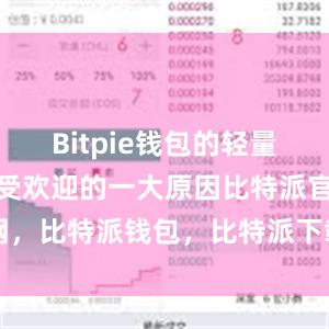 Bitpie钱包的轻量级下载是其受欢迎的一大原因比特派官网，比特派钱包，比特派下载，bitpie下载