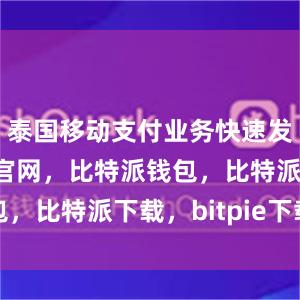 泰国移动支付业务快速发展比特派官网，比特派钱包，比特派下载，bitpie下载