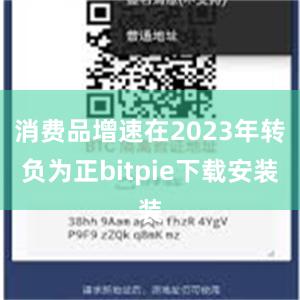 消费品增速在2023年转负为正bitpie下载安装