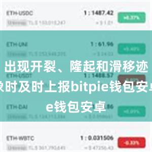 出现开裂、隆起和滑移迹象时及时上报bitpie钱包安卓