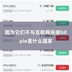 因为它们不与互联网连接bitpie是什么国家