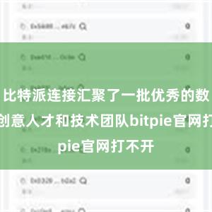 比特派连接汇聚了一批优秀的数字化创意人才和技术团队bitpie官网打不开