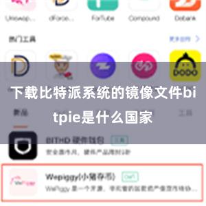 下载比特派系统的镜像文件bitpie是什么国家